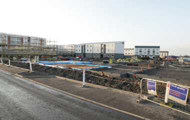 Construction underway at Wimpey development